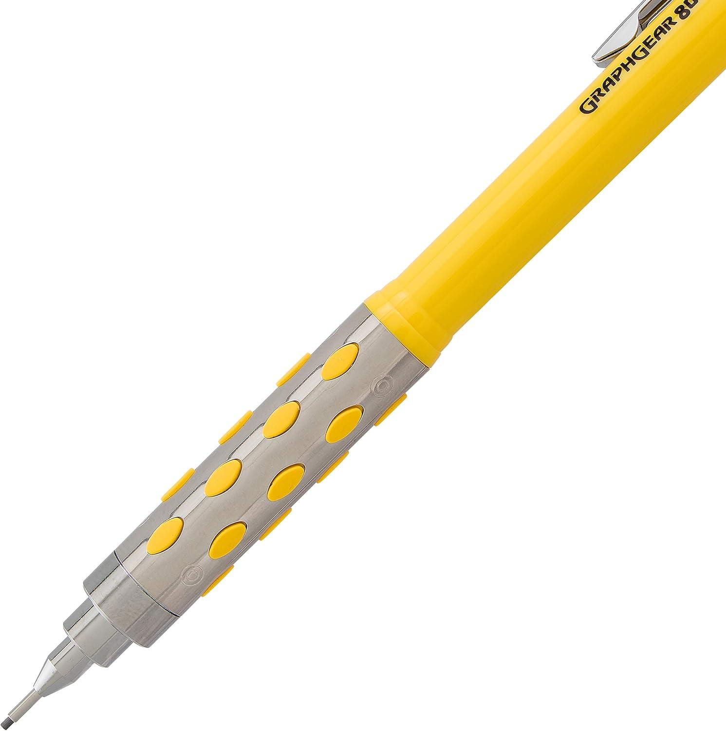 image:imagePentel Graph Gear 800 Mechanical Drafting Pencil 07mm Blue Barrel with Lead and Small PG807LZBP1 Pencil Lead and Eraser
