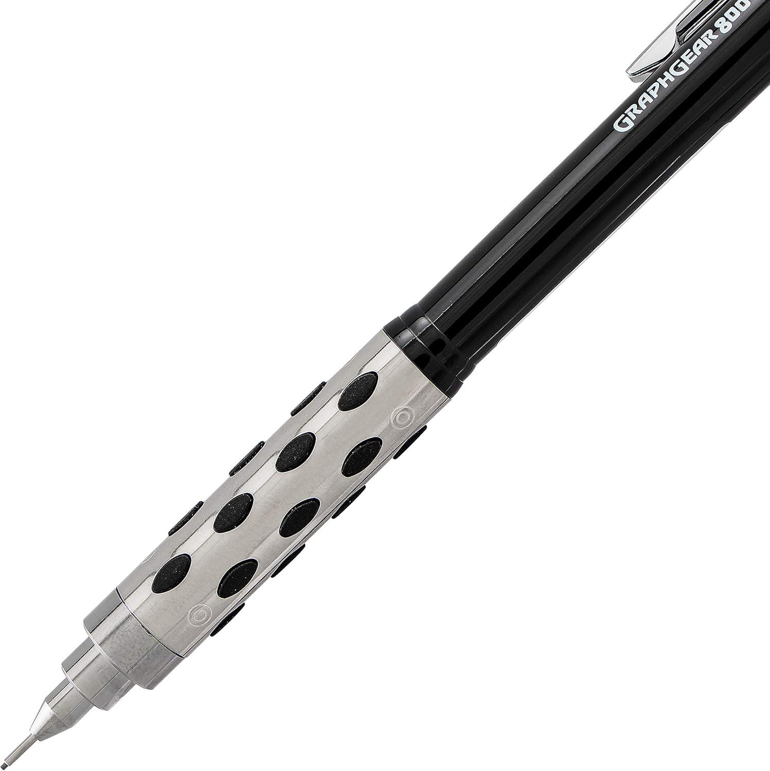 image:imagePentel Graph Gear 800 Mechanical Drafting Pencil 07mm Blue Barrel with Lead and Small PG807LZBP1 Pencil Lead and Eraser