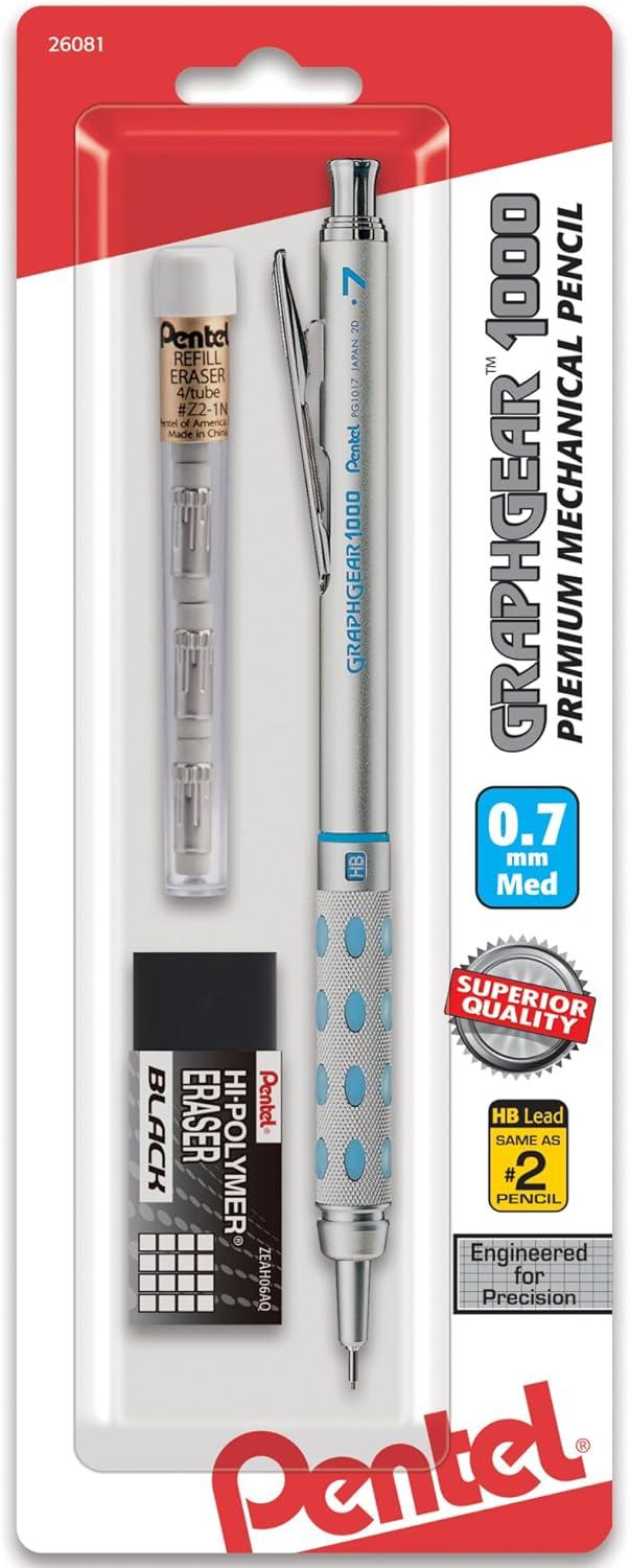 image:imagePentel GraphGear 1000 Automatic Drafting Pencil 07mm with Eraser Refills 1Pk PG1017EBP