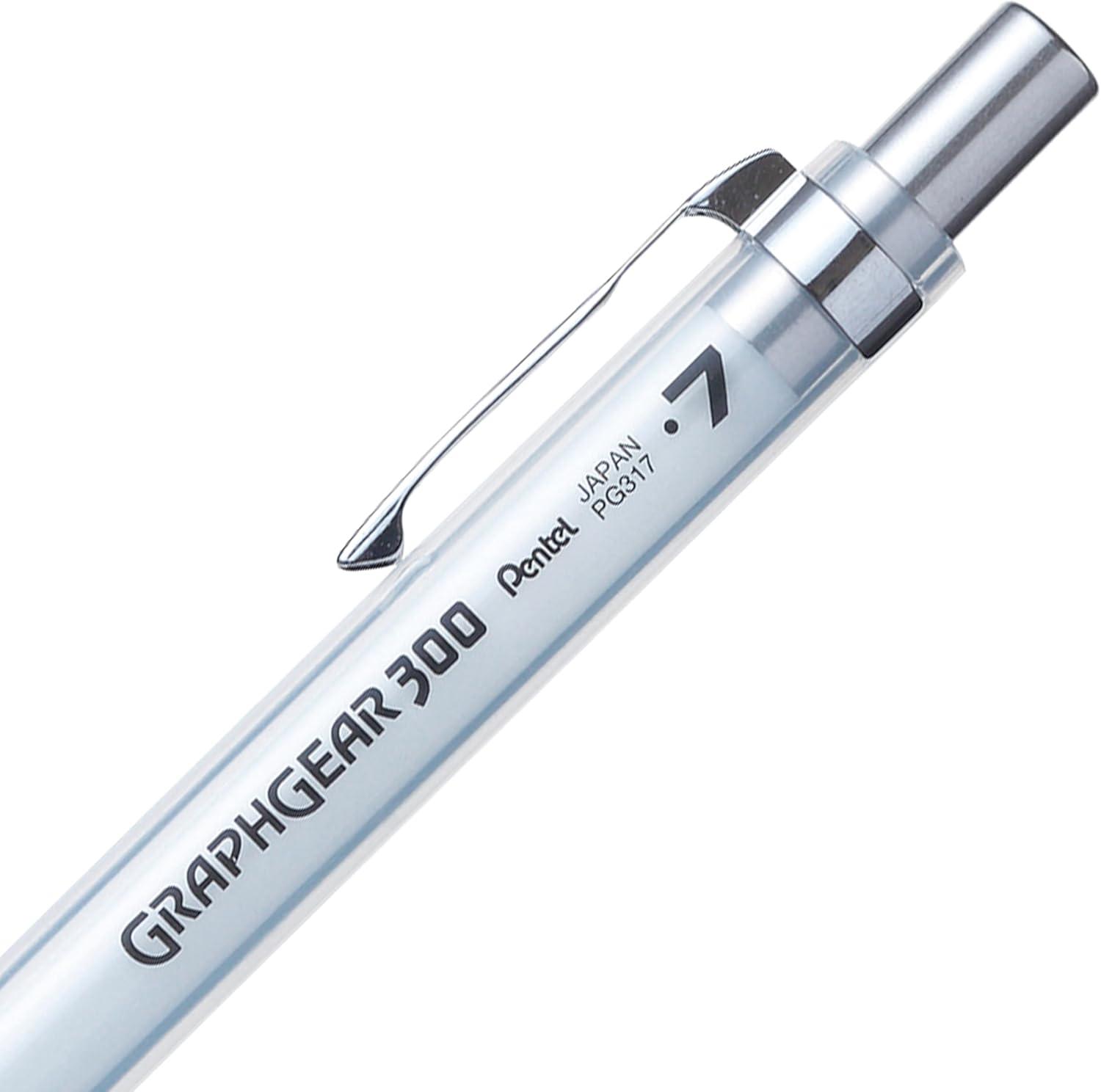 image:imagePentel GraphGear 300 Mechanical Pencil 03mm Extrafine line Orange Barrel Box of 12 PG313TFWhite