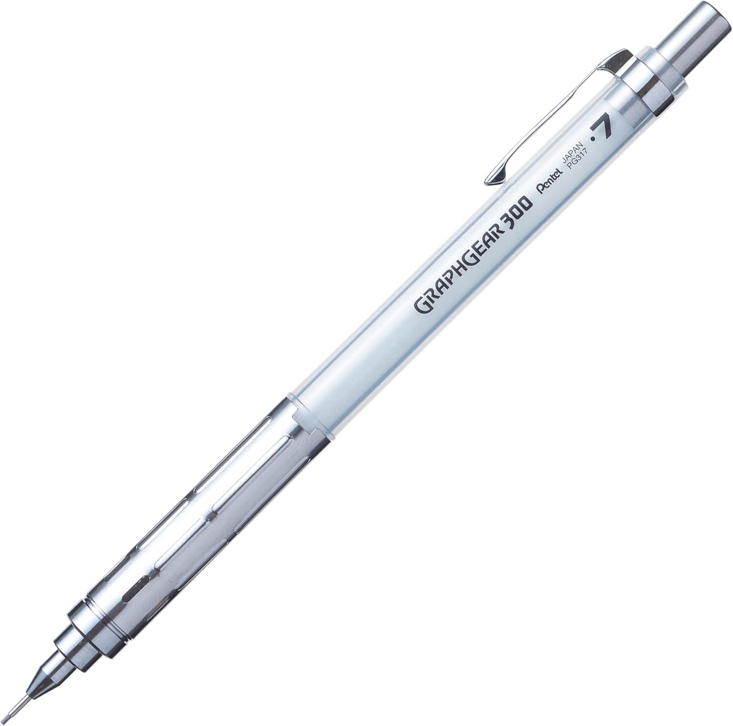 image:imagePentel GraphGear 300 Mechanical Pencil 03mm Extrafine line Orange Barrel Box of 12 PG313TFWhite