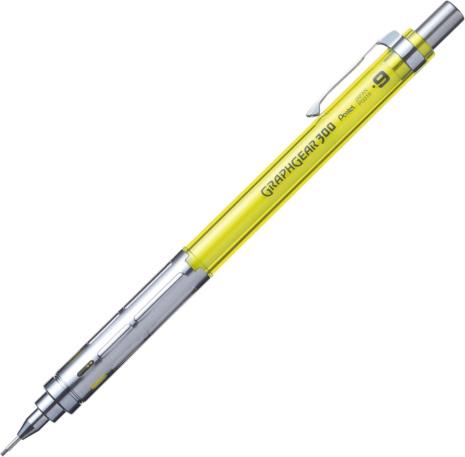 image:imagePentel GraphGear 300 Mechanical Pencil 03mm Extrafine line Orange Barrel Box of 12 PG313TFYellow
