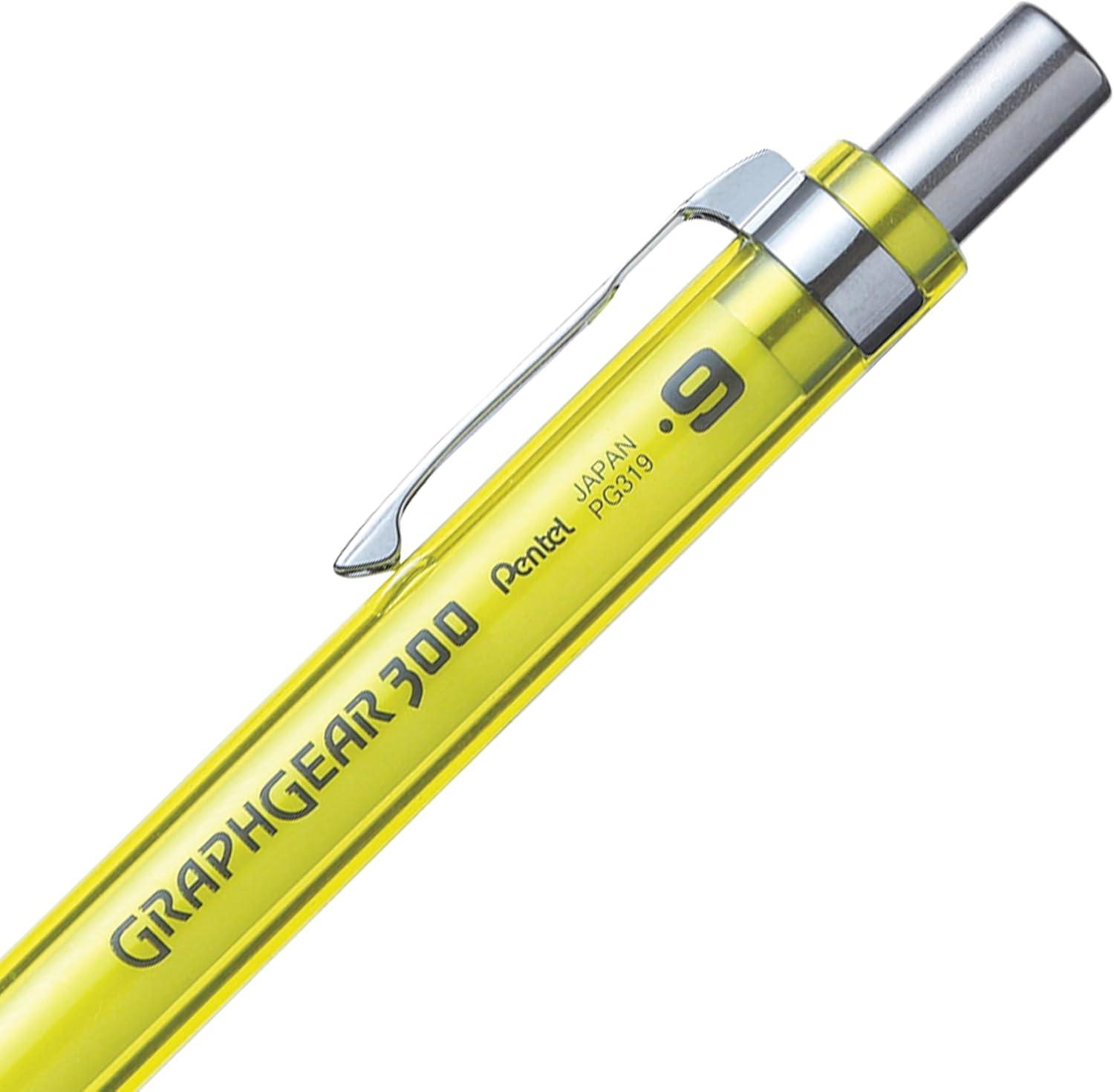 image:imagePentel GraphGear 300 Mechanical Pencil 03mm Extrafine line Orange Barrel Box of 12 PG313TFYellow