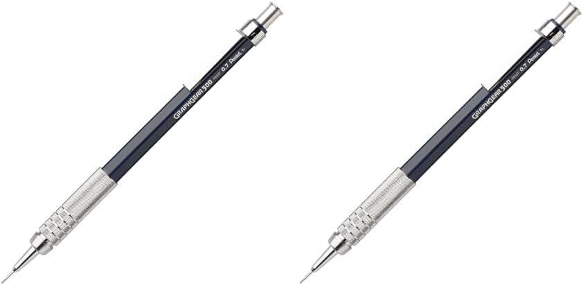 image:imagePentel GraphGear 500 Mechanical Drafting Pencil 05mm Fine Line Black Barrel PG525A07 mm