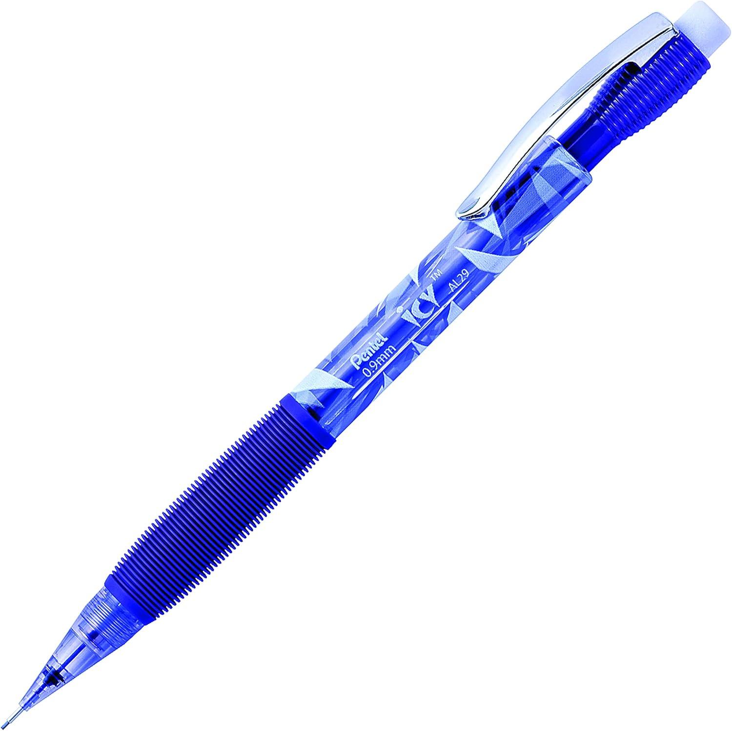 image:imagePentel ICY Mechanical Pencil 09mm Tinted Blue Barrel 12 pack AL29TC