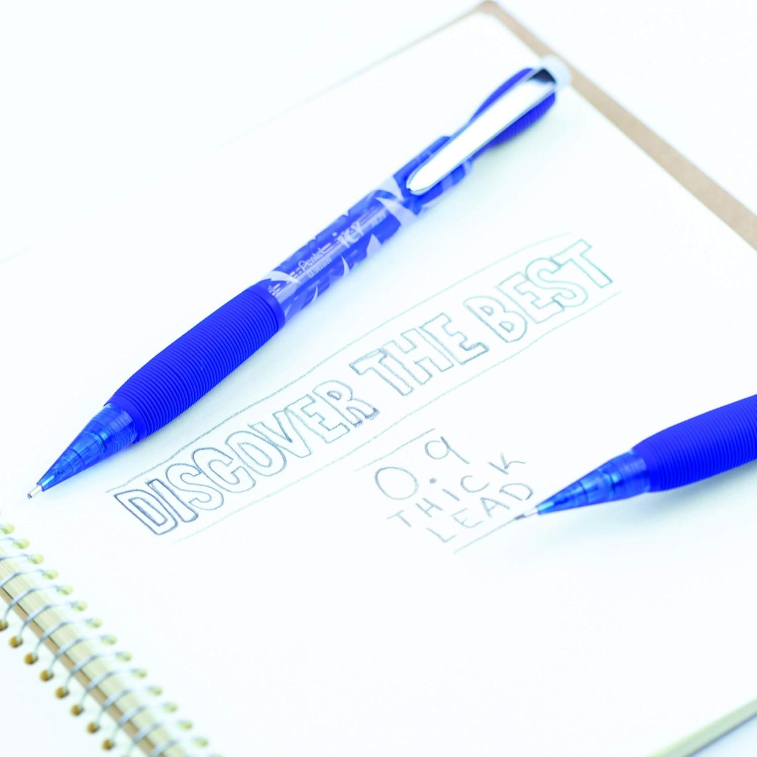 image:imagePentel ICY Mechanical Pencil 09mm Tinted Blue Barrel 12 pack AL29TC