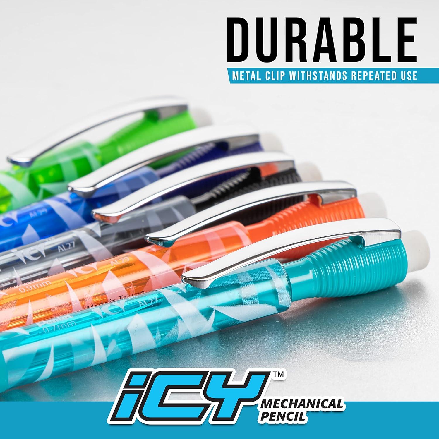 image:imagePentel ICY Mechanical Pencil 09mm Tinted Orange Barrel 12 pack AL29TF