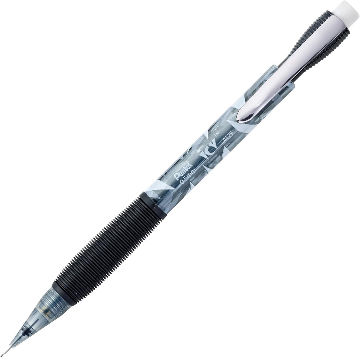 image:imagePentel Icy Automatic Pencil 05mm Gray Barrel Box of 12 AL25TA