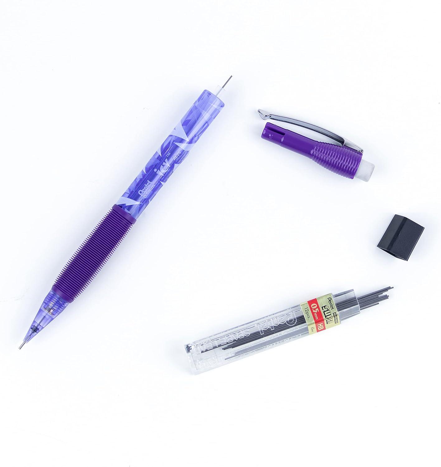 image:imagePentel Icy Automatic Pencil 05mm Violet Barrel Box of 12 AL25TV