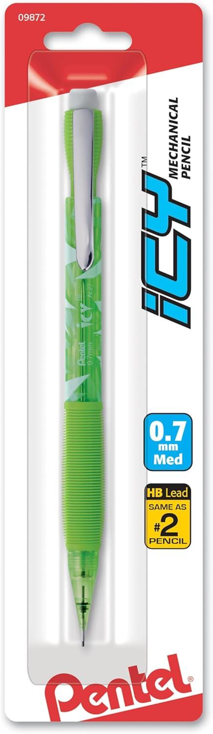 image:imagePentel Icy Automatic Pencil 07mm Assorted Barrels Color May Vary 1 Pack AL27TBP