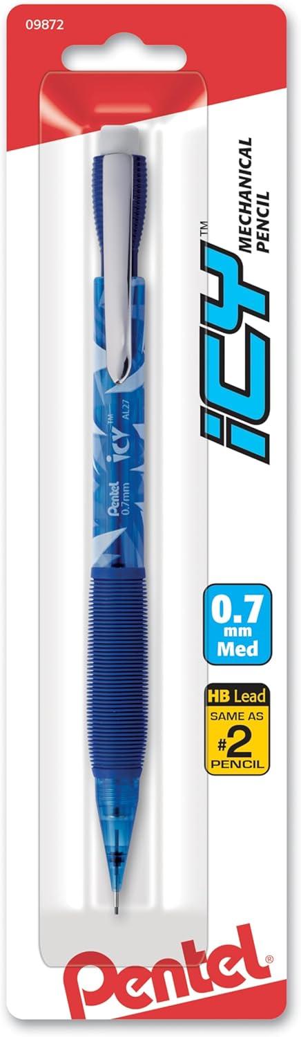 image:imagePentel Icy Automatic Pencil 07mm Assorted Barrels Color May Vary 1 Pack AL27TBP