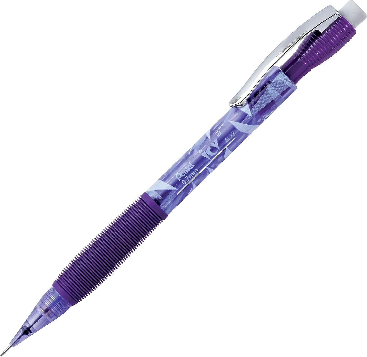 image:imagePentel Icy Automatic Pencil 07mm Violet Barrel Box of 12 AL27TV 07 mm