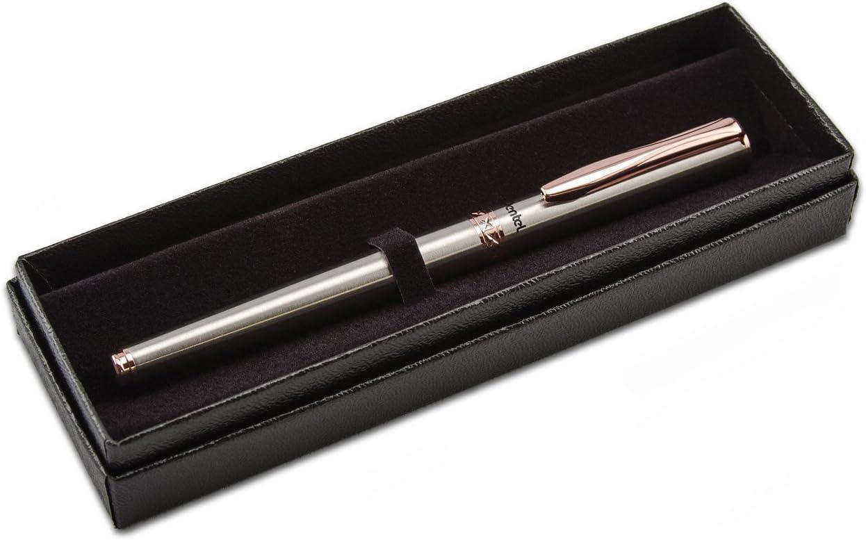 image:imagePentel Libretto Roller Gel Pen Rose Gold Black Ink with Gift Box Pen 07mm 1 Pack K600PGA