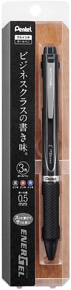 image:imagePentel MultiColor Gel Ballpoint Pen BlackRedBlue XBLC35ABlue