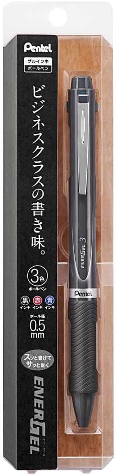 image:imagePentel MultiColor Gel Ballpoint Pen BlackRedBlue XBLC35AMulticolor