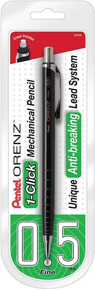 image:imagePentel Orenz Mechanical Pencil 03Mm Extra Fine Line Red Barrel Box of 12 PP503BBlack