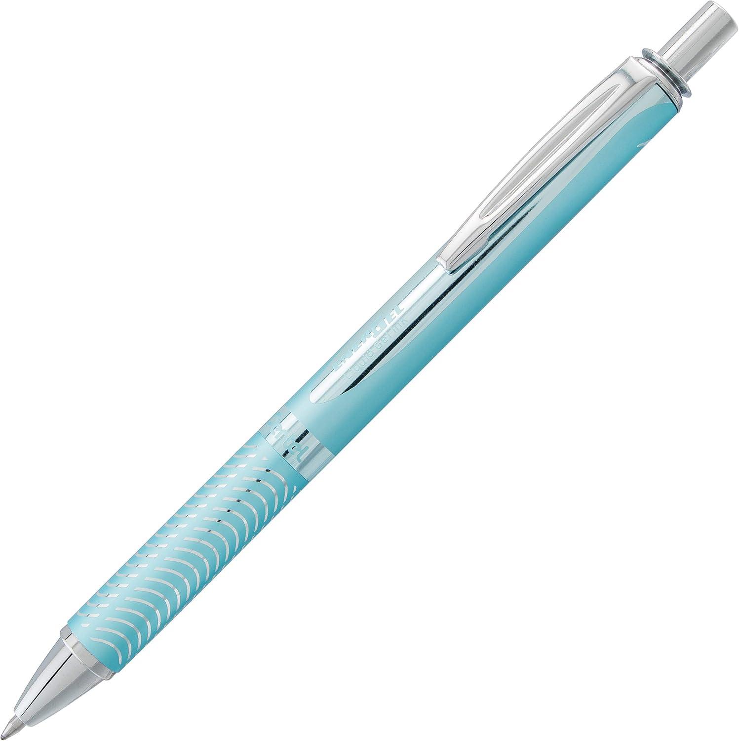 image:imagePentel PINK BCA EnerGel Alloy RT Premium Liquid Gel Pen 07mm Medium Line Pink Barrel Black Ink 1 Pack BL407PBPAAquamarine