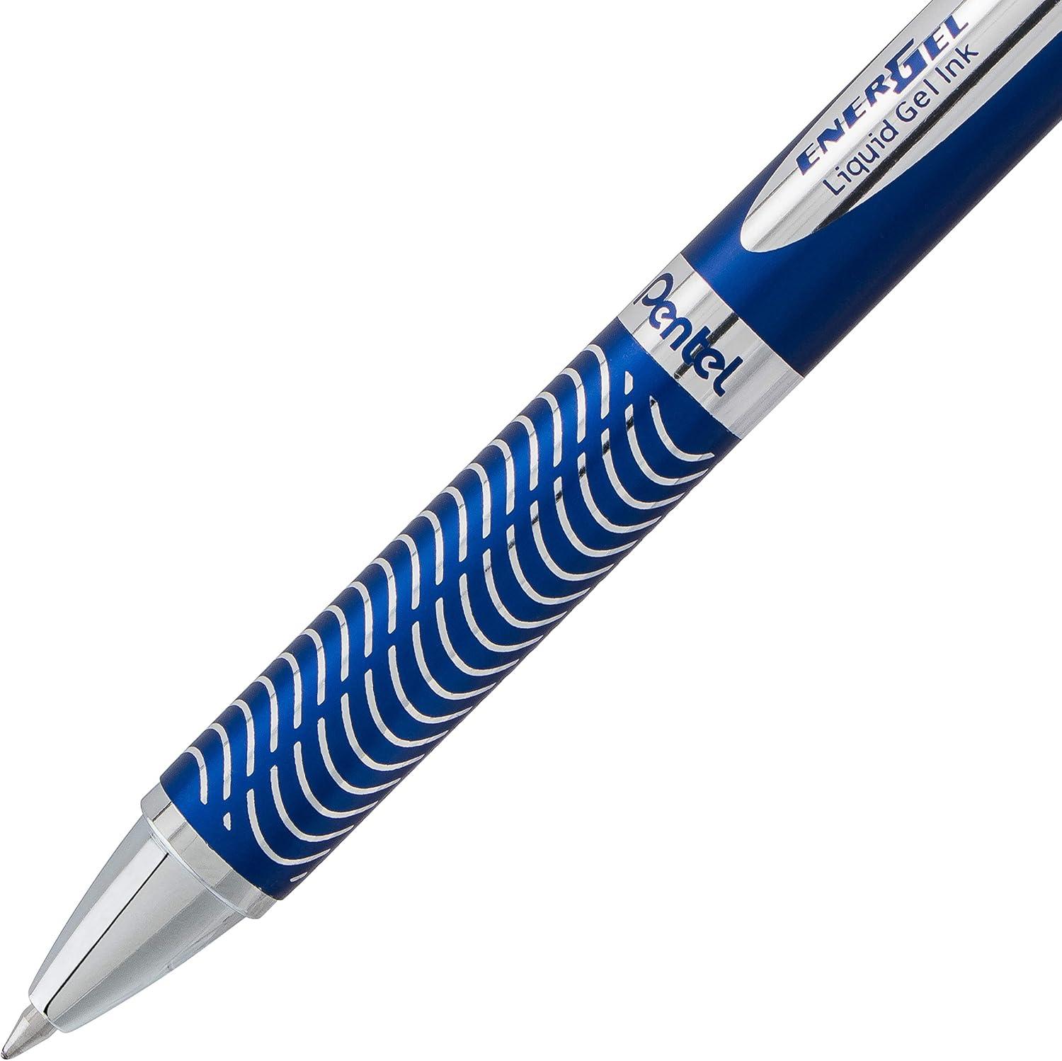 image:imagePentel PINK BCA EnerGel Alloy RT Premium Liquid Gel Pen 07mm Medium Line Pink Barrel Black Ink 1 Pack BL407PBPABlue