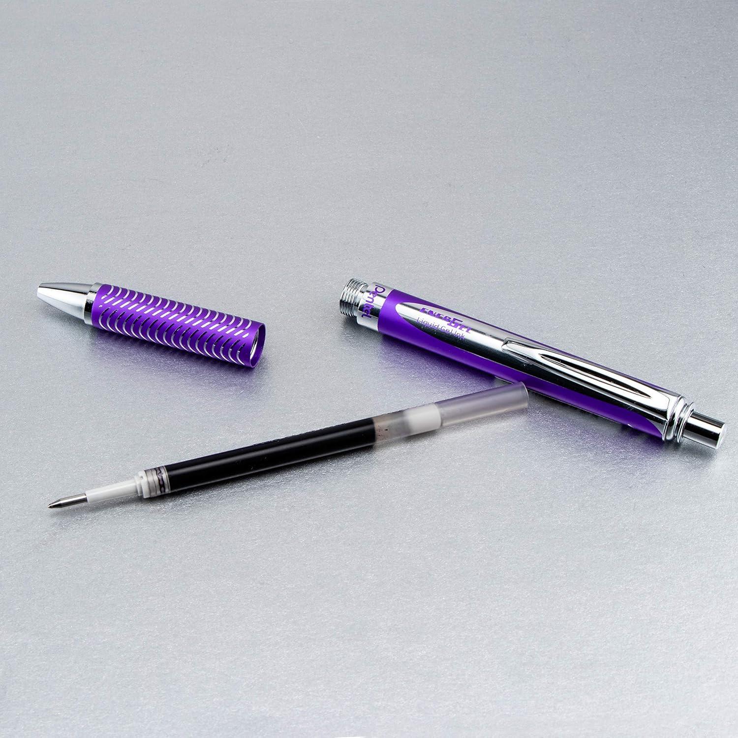 image:imagePentel PINK BCA EnerGel Alloy RT Premium Liquid Gel Pen 07mm Medium Line Pink Barrel Black Ink 1 Pack BL407PBPAViolet