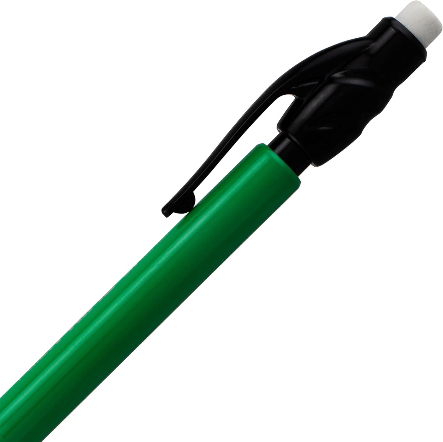 image:imagePentel Prime Mechanical Pencil 07mm Assorted Barrel Colors Pack of 6 AX7BP6MGreen