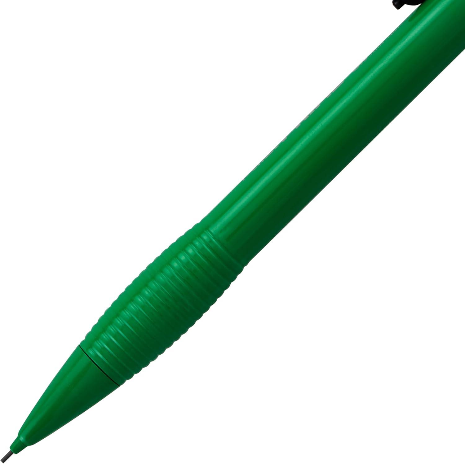 image:imagePentel Prime Mechanical Pencil 07mm Assorted Barrel Colors Pack of 6 AX7BP6MGreen