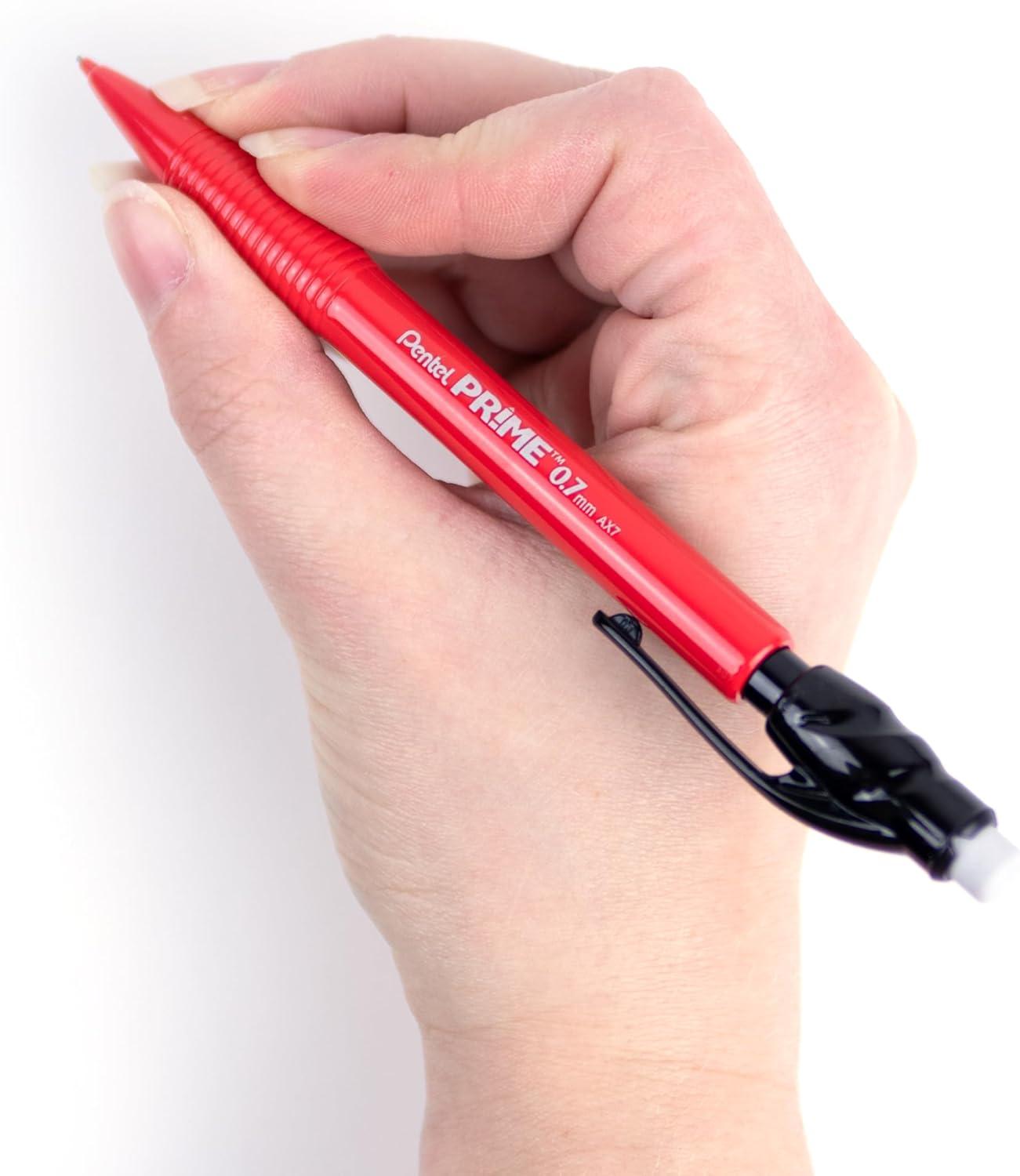 image:imagePentel Prime Mechanical Pencil 07mm Red Barrel Box of 12 AX7B