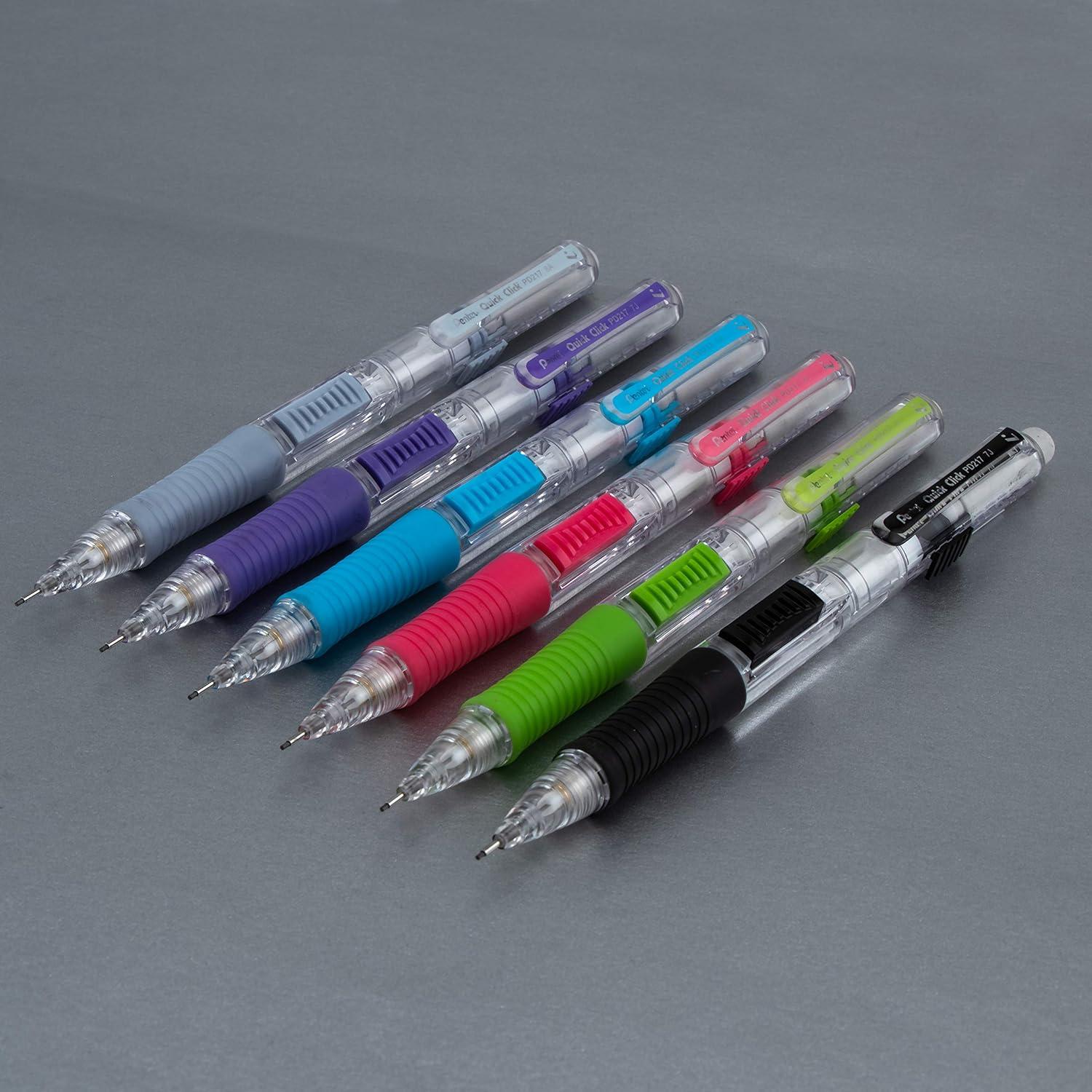 image:imagePentel Quick Click Mechanical Pencil 07mm Medium Black Barrel Box of 12 Pencils PD217AAssorted