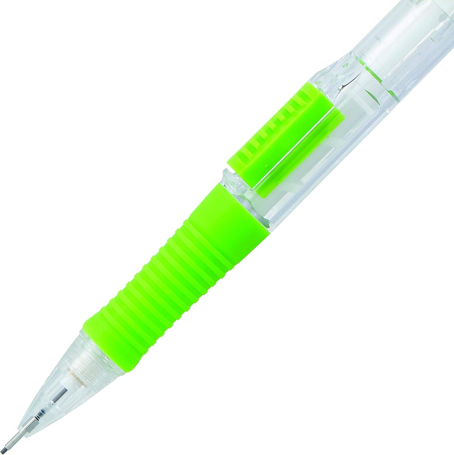 image:imagePentel Quick Click Mechanical Pencil 07mm Medium Black Barrel Box of 12 Pencils PD217AGreen