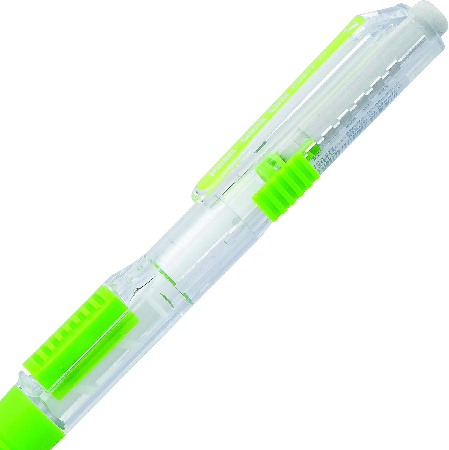 image:imagePentel Quick Click Mechanical Pencil 07mm Medium Black Barrel Box of 12 Pencils PD217AGreen
