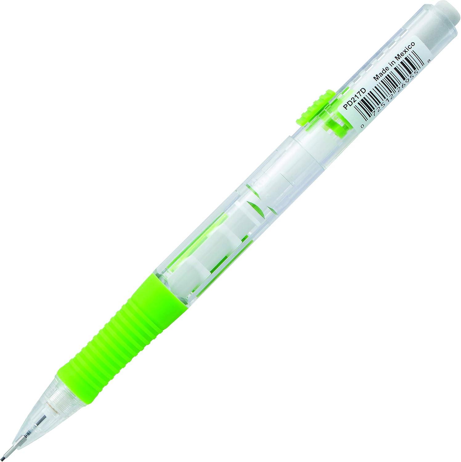 image:imagePentel Quick Click Mechanical Pencil 07mm Medium Black Barrel Box of 12 Pencils PD217AGreen