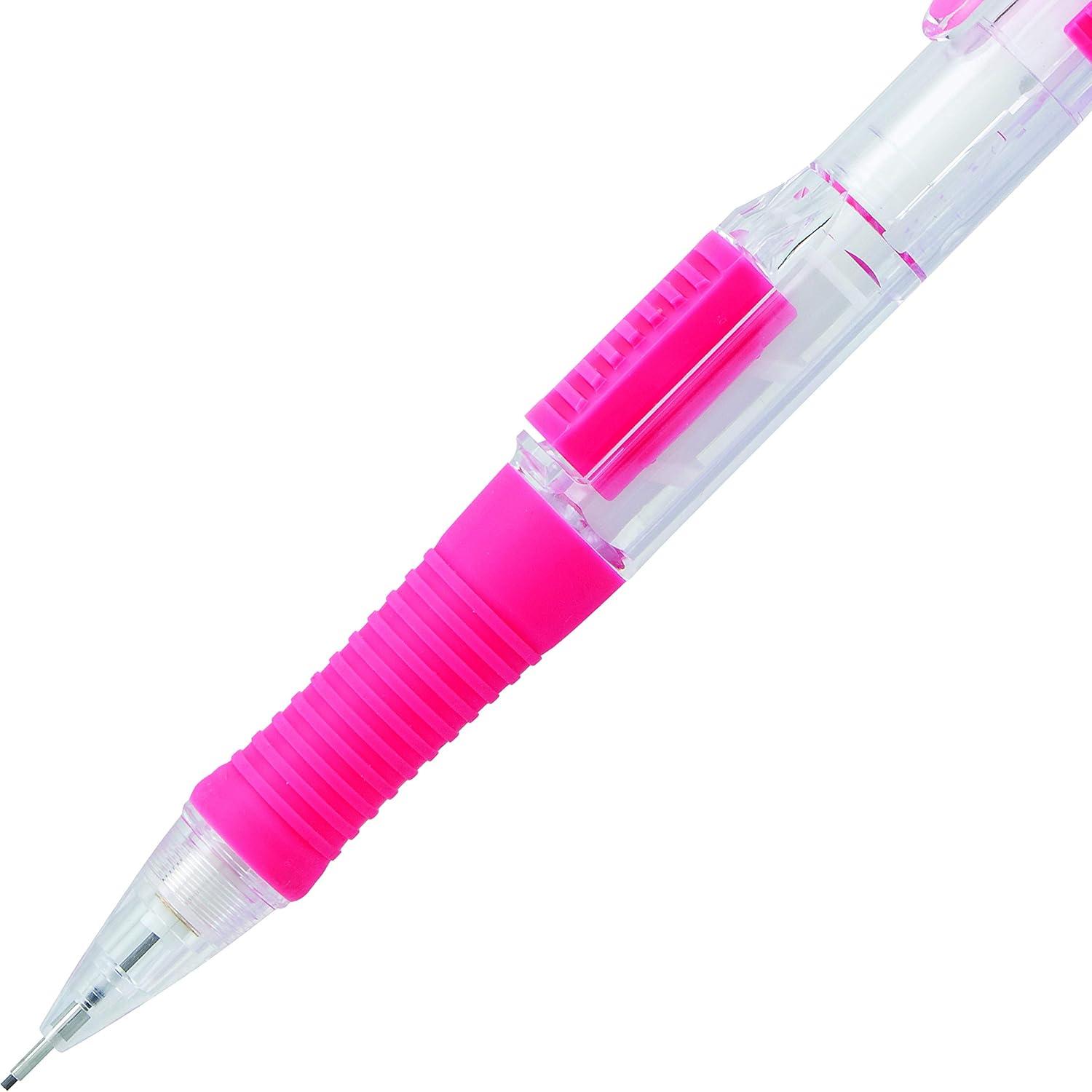 image:imagePentel Quick Click Mechanical Pencil 07mm Medium Black Barrel Box of 12 Pencils PD217APink