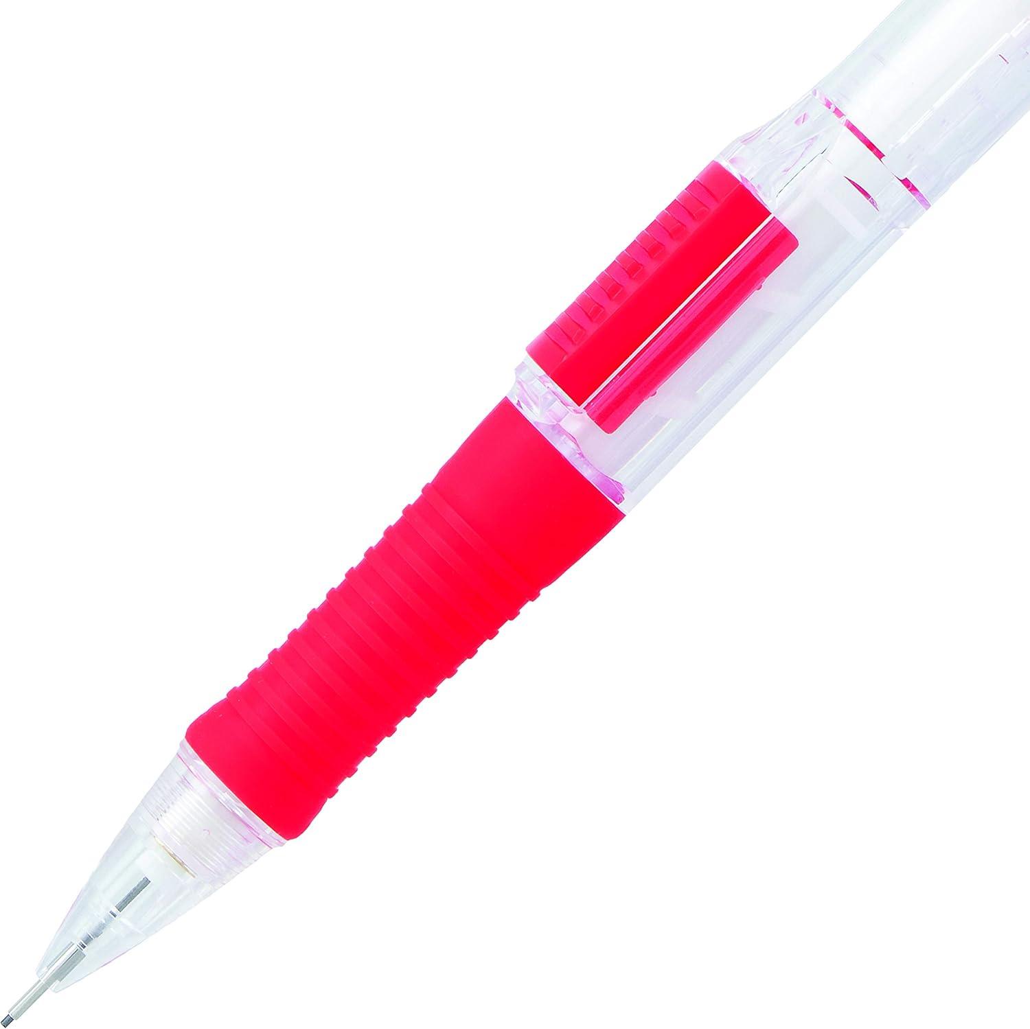 image:imagePentel Quick Click Mechanical Pencil 07mm Medium Black Barrel Box of 12 Pencils PD217ARed