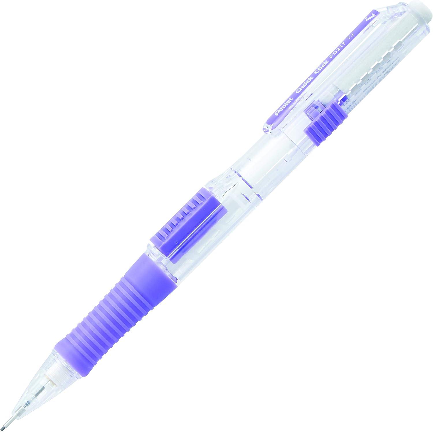 image:imagePentel Quick Click Mechanical Pencil 07mm Medium Black Barrel Box of 12 Pencils PD217AViolet