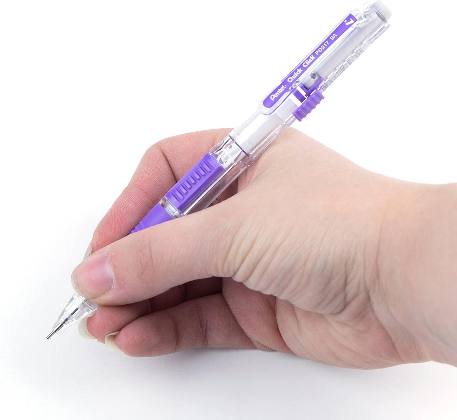 image:imagePentel Quick Click Mechanical Pencil 07mm Medium Black Barrel Box of 12 Pencils PD217AViolet