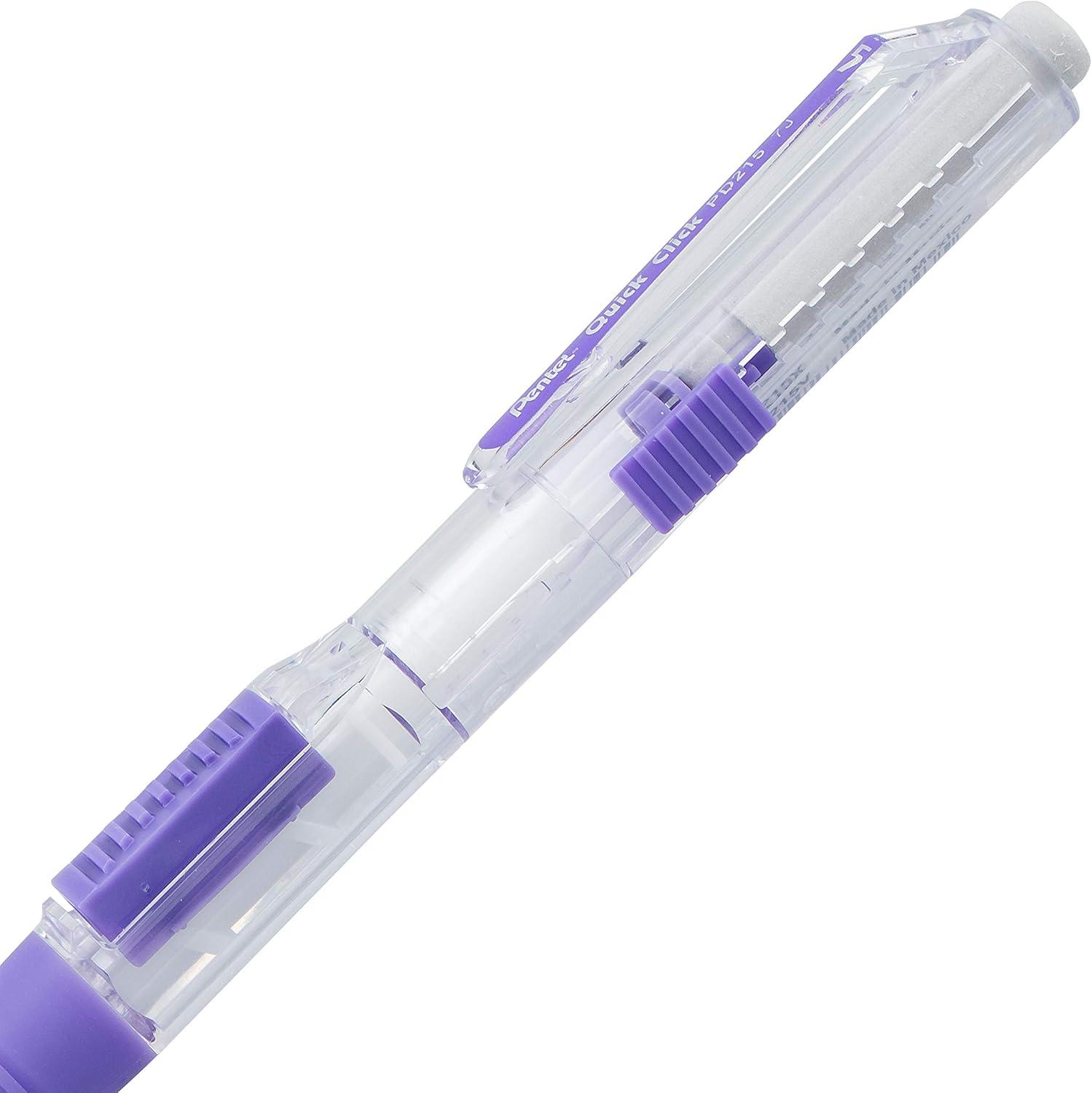 image:imagePentel Quick Click Mechanical Pencil 07mm Medium Black Barrel Box of 12 Pencils PD217AViolet