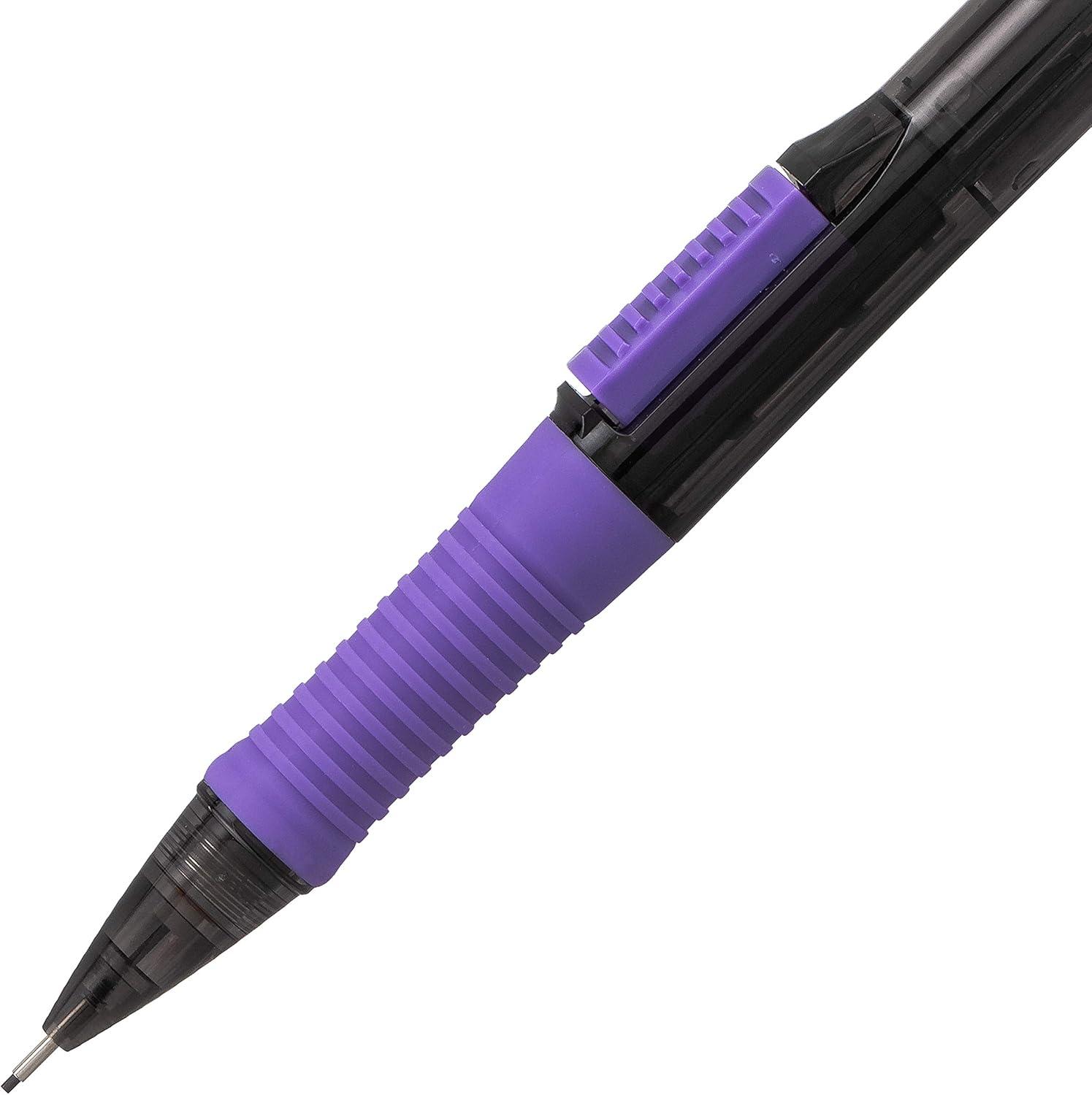 image:imagePentel Quick Click POP Mechanical Pencil 07mm Includes Refill Lead and Erasers Pack of 8 Pencils PD217LEBP8