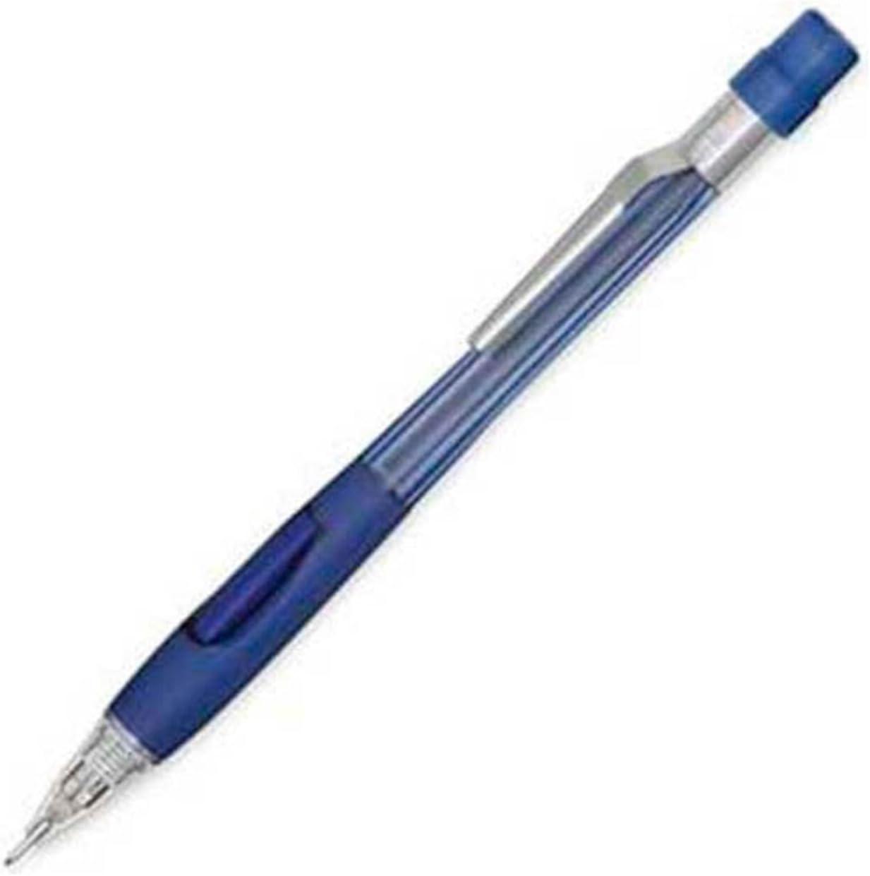 image:imagePentel Quicker Clicker Automatic Pencil 07mm Lead Size Transparent Violet Barrel Box of 12 PD347TVBlue