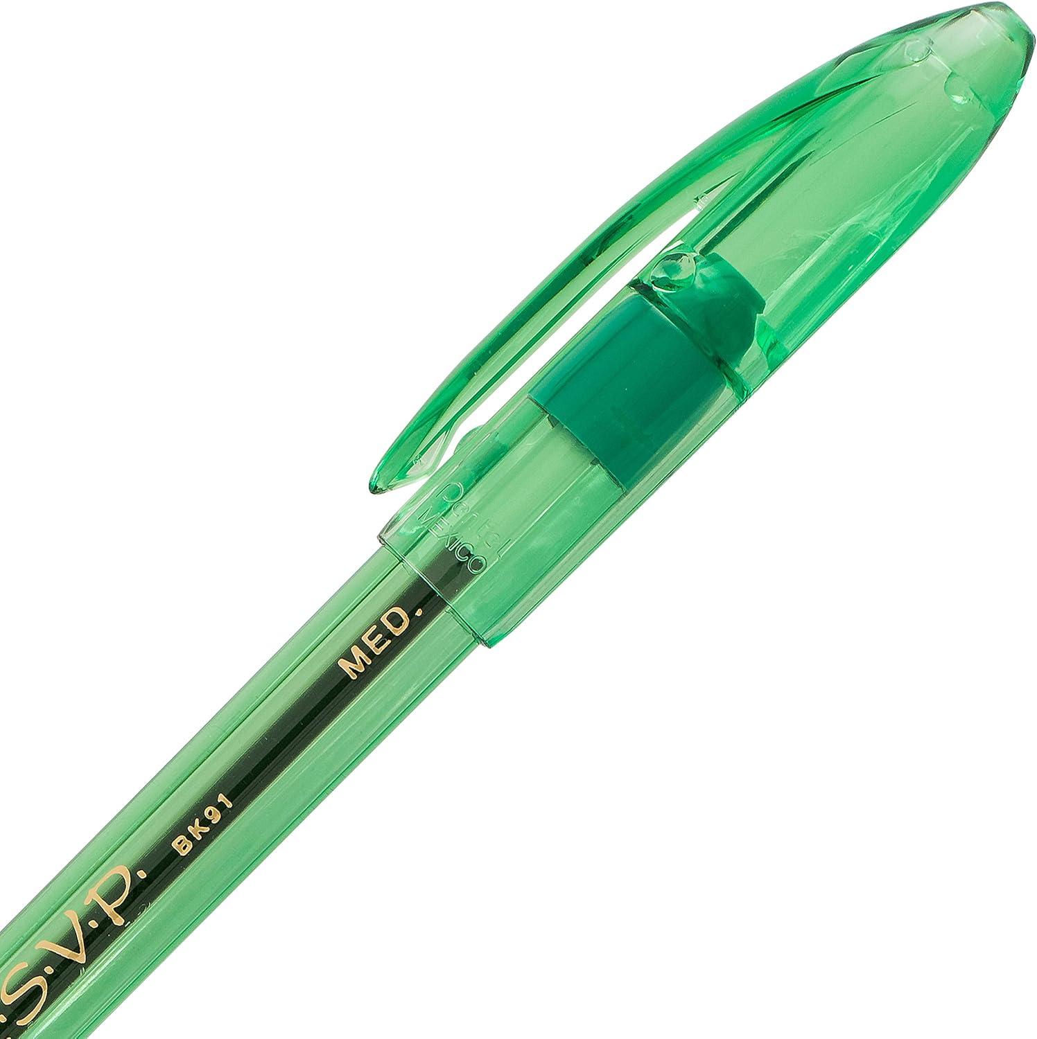 image:imagePentel RSVP Ballpoint Pen 10mm Medium Line Assorted Ink Pack of 8 BK91CRBP8MMulticolor