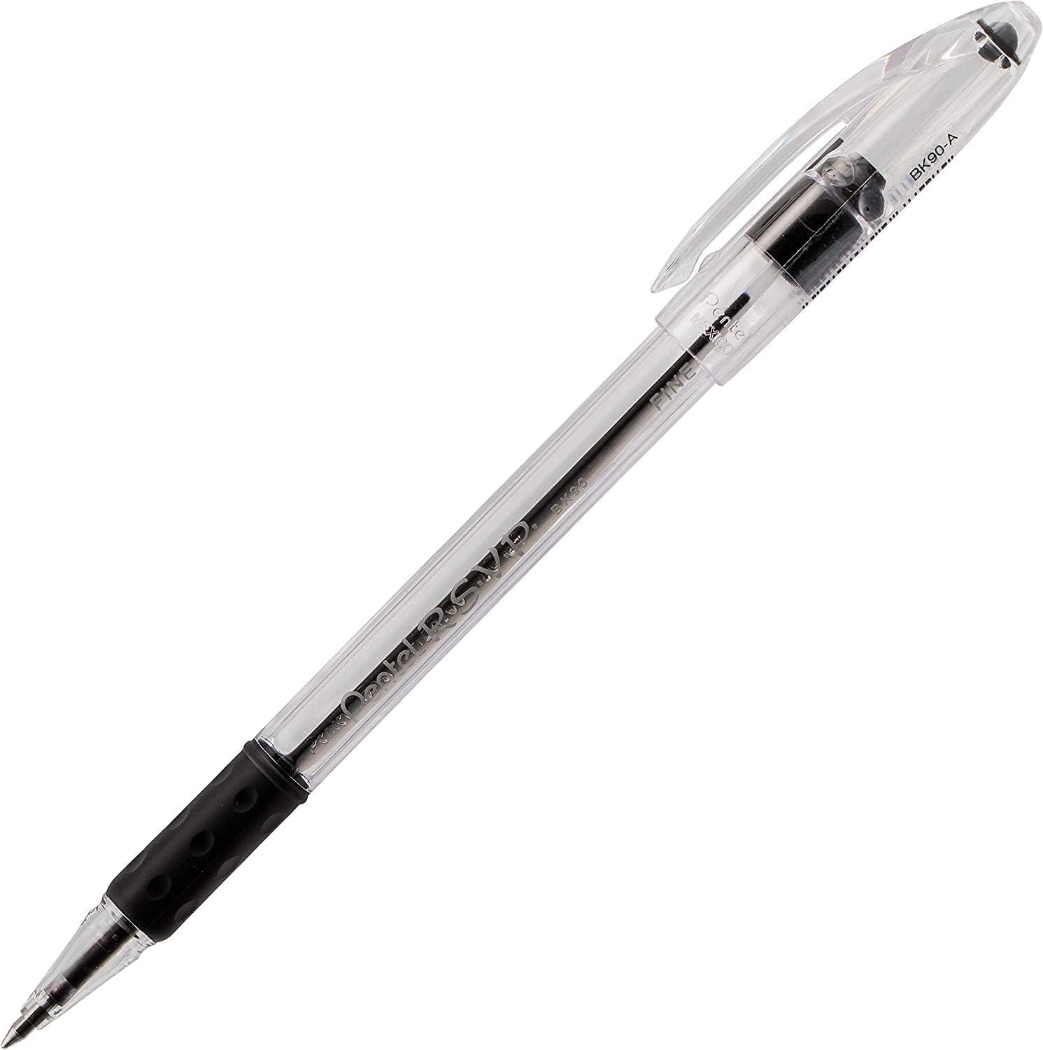 image:imagePentel RSVP Ballpoint Pen Fine Line 07mm Assorted Ink Pack of 5 BK90BP5MBlack
