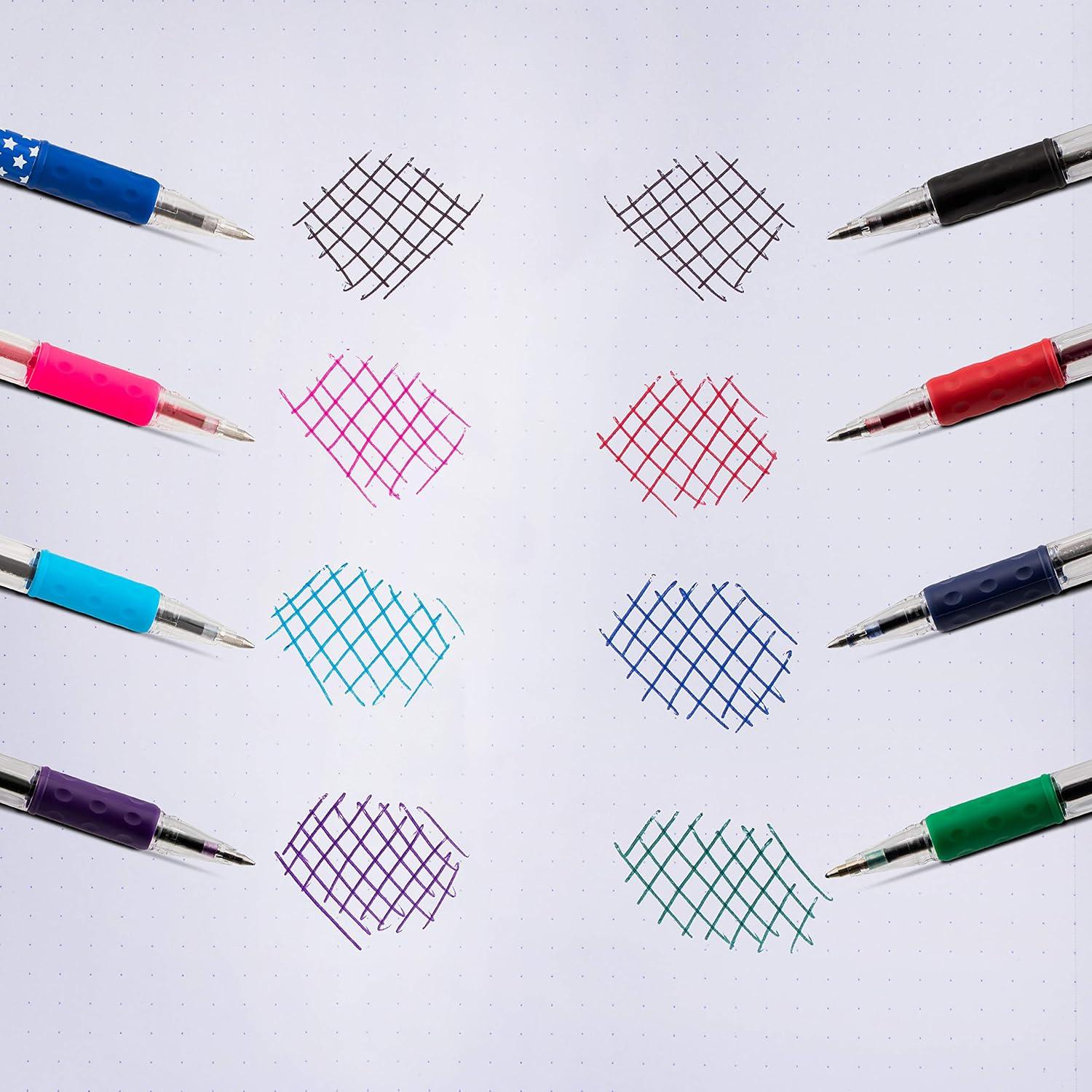 image:imagePentel RSVP Ballpoint Pen Fine Line 07mm Assorted Ink Pack of 5 BK90BP5MBlue