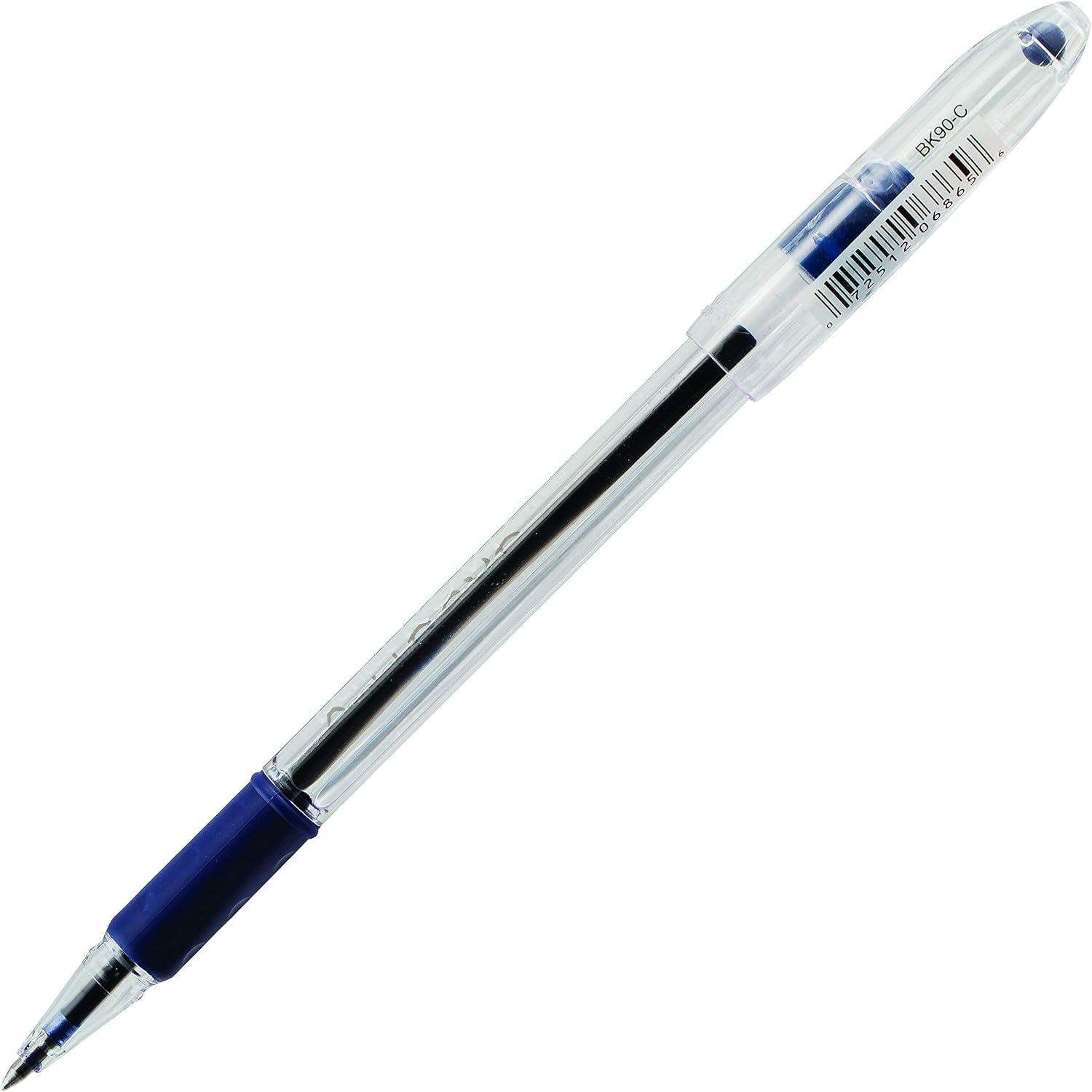 image:imagePentel RSVP Ballpoint Pen Fine Line 07mm Black Ink BK90A Pack of 1 12 Count TotalBlue