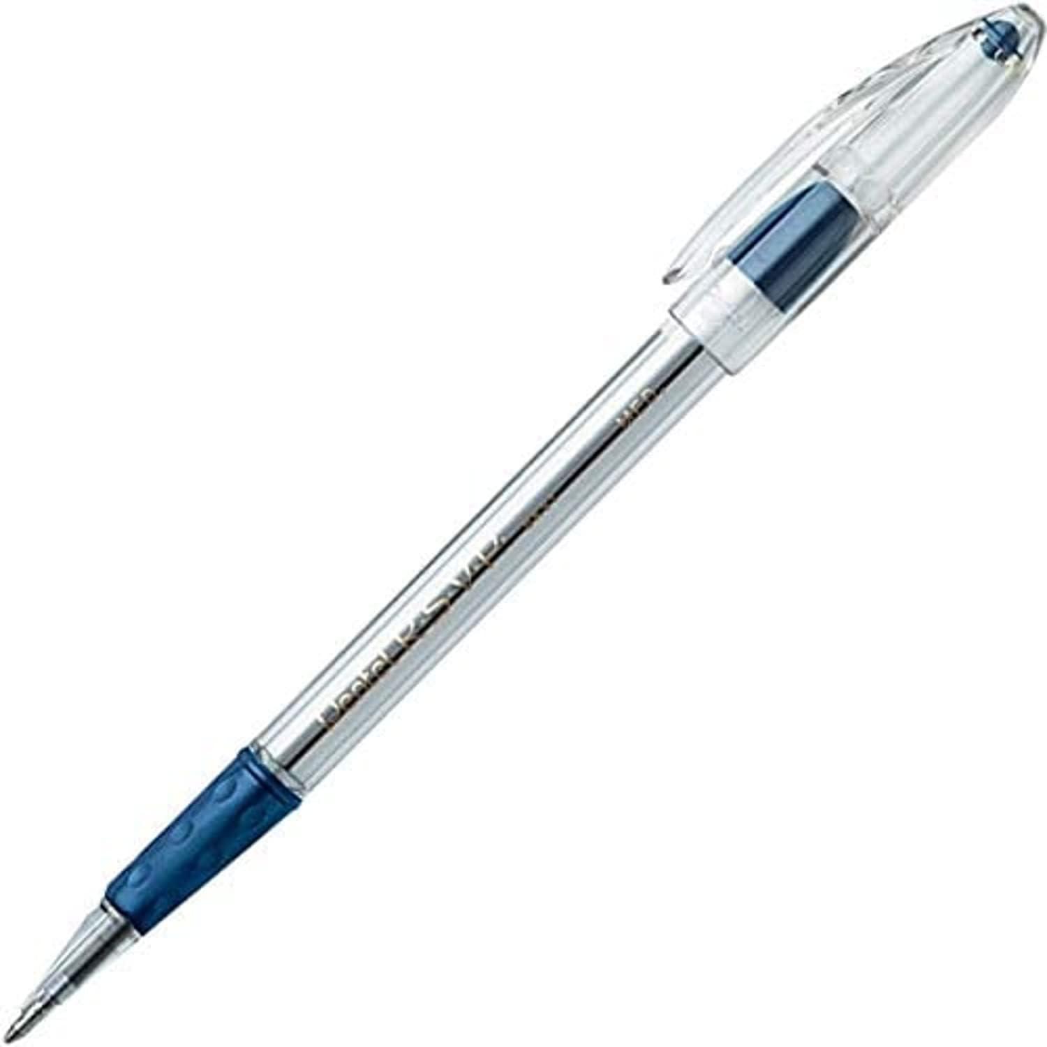 image:imagePentel RSVP Medium Point Pens 10mm 12 Pack of 6 Black amp 6 Blue Ballpoint Pens