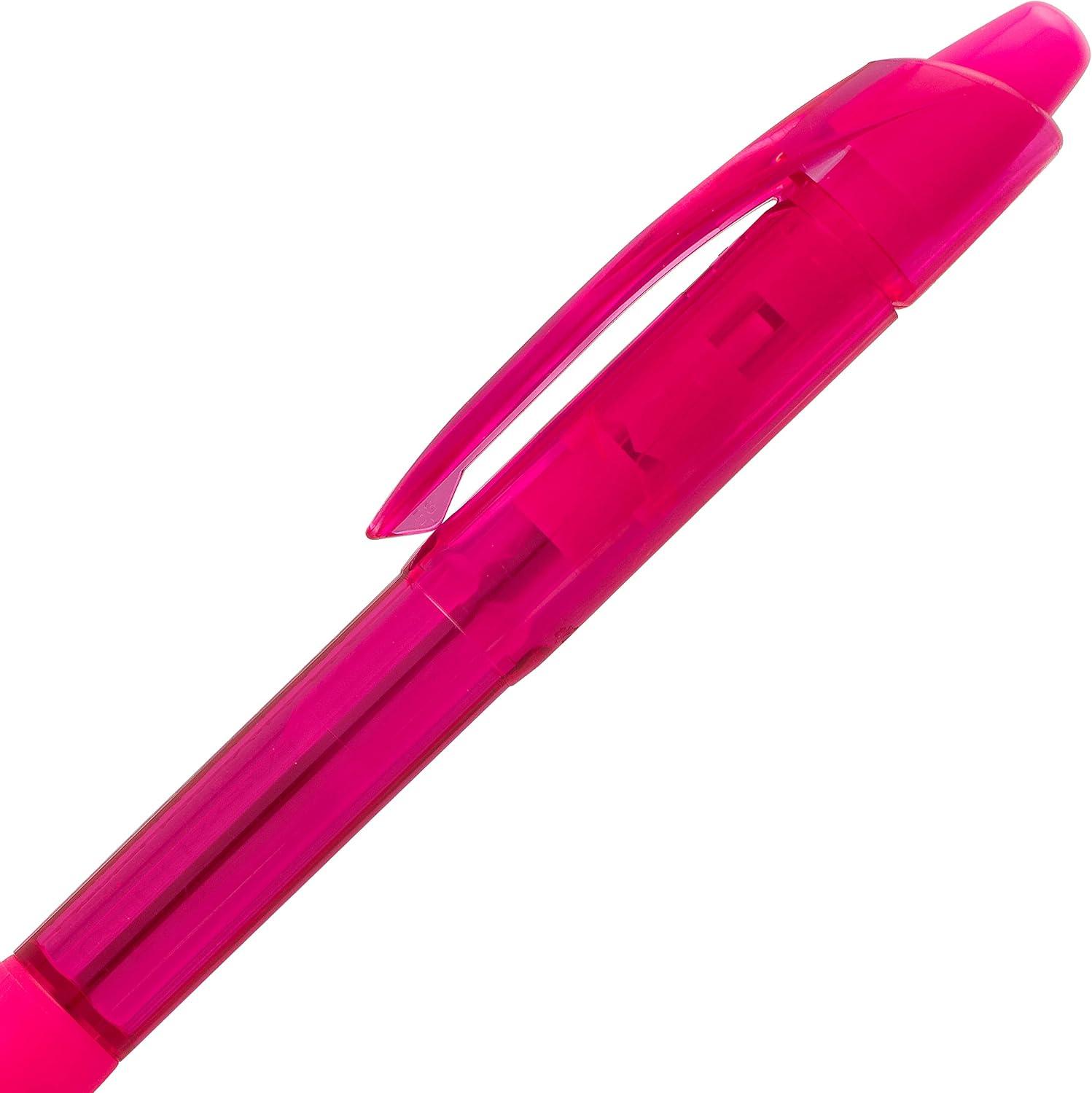 image:imagePentel RSVP RT Colors Retractable Ballpoint Pen 10mm Medium Line Barrel Pink Ink Box of 12 BK93CRPPAssorted 3