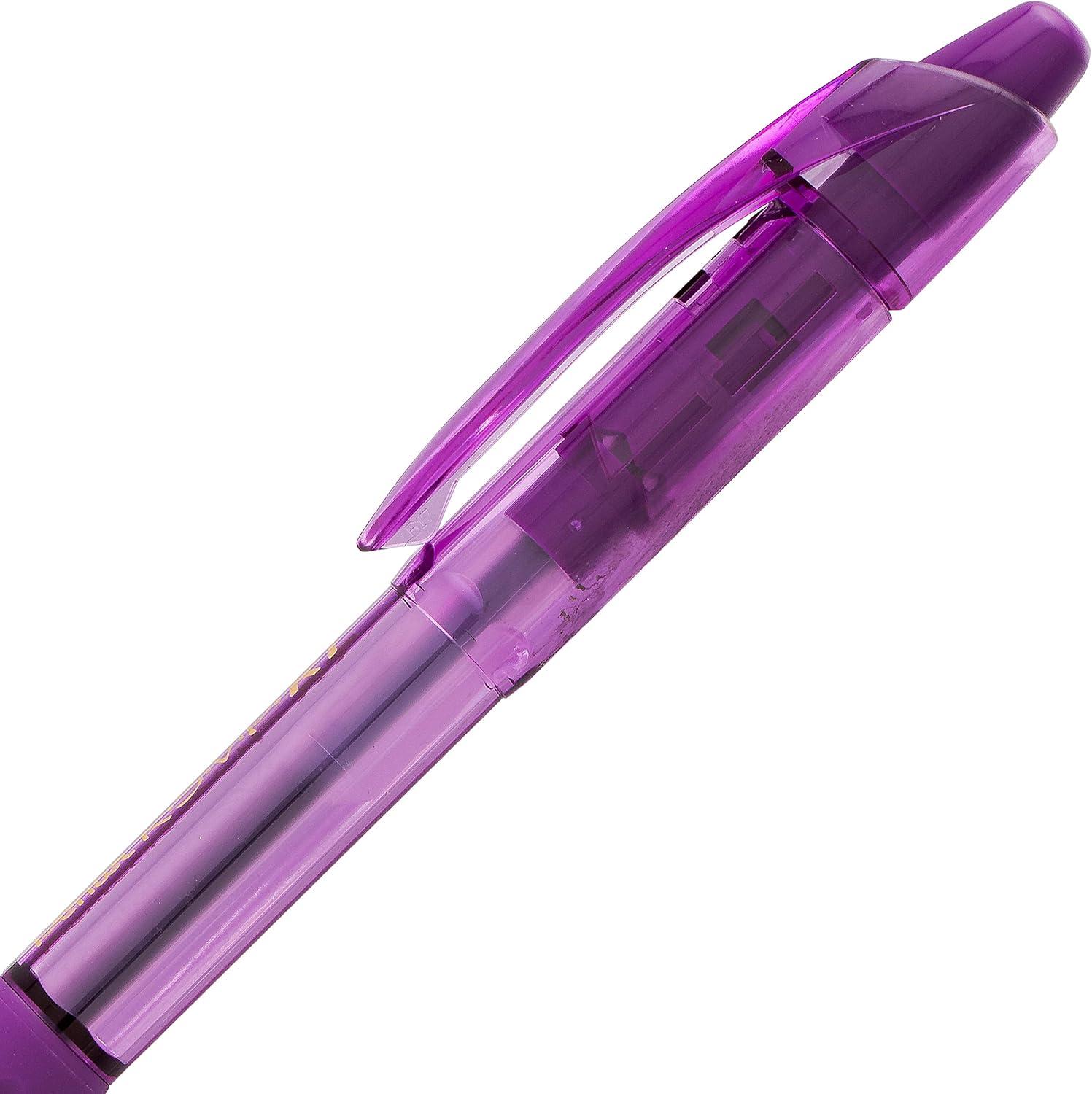 image:imagePentel RSVP RT Colors Retractable Ballpoint Pen 10mm Medium Line Barrel Pink Ink Box of 12 BK93CRPPPurple