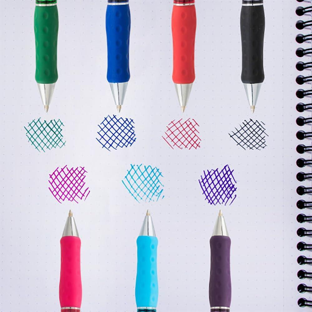 image:imagePentel RSVP Super RT Ballpoint Pen 07mm Fine Line Assorted Ink Colors 8 Pack with Bonus Black Ink Pen