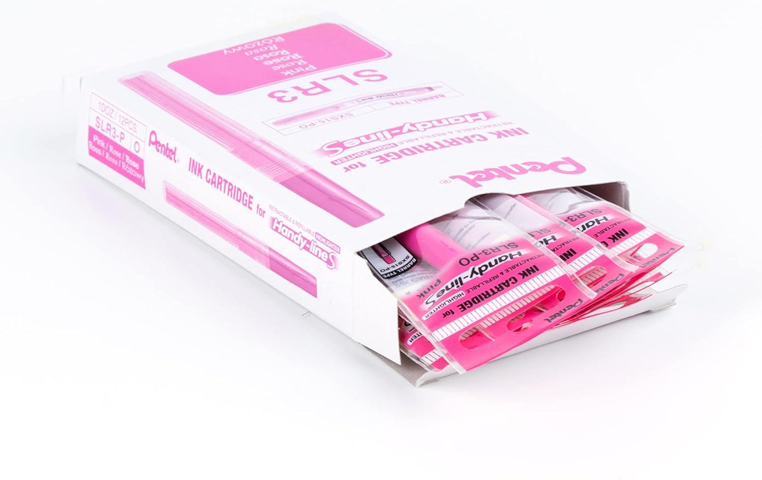 image:imagePentel Refill For Handy Line S Highlighter Orange Ink Box of 12 SLR3FPink