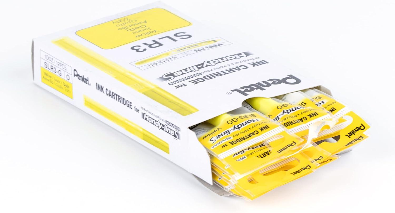 image:imagePentel Refill For Handy Line S Highlighter Orange Ink Box of 12 SLR3FYellow