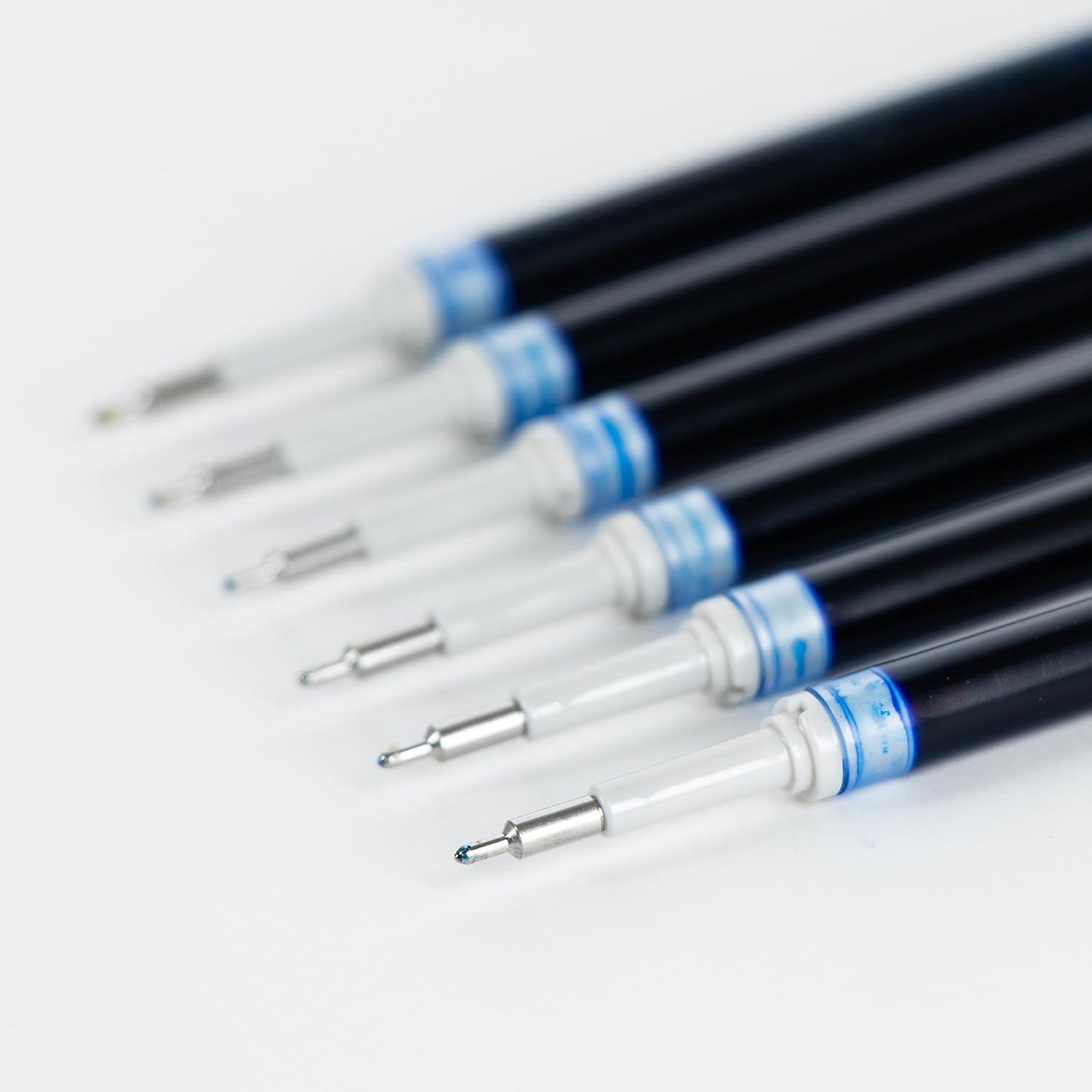 image:imagePentel Refill Ink for EnerGel Gel Pen 07mm Needle Tip Fine Black Ink Pack of 6 Refills LRN76ABlue