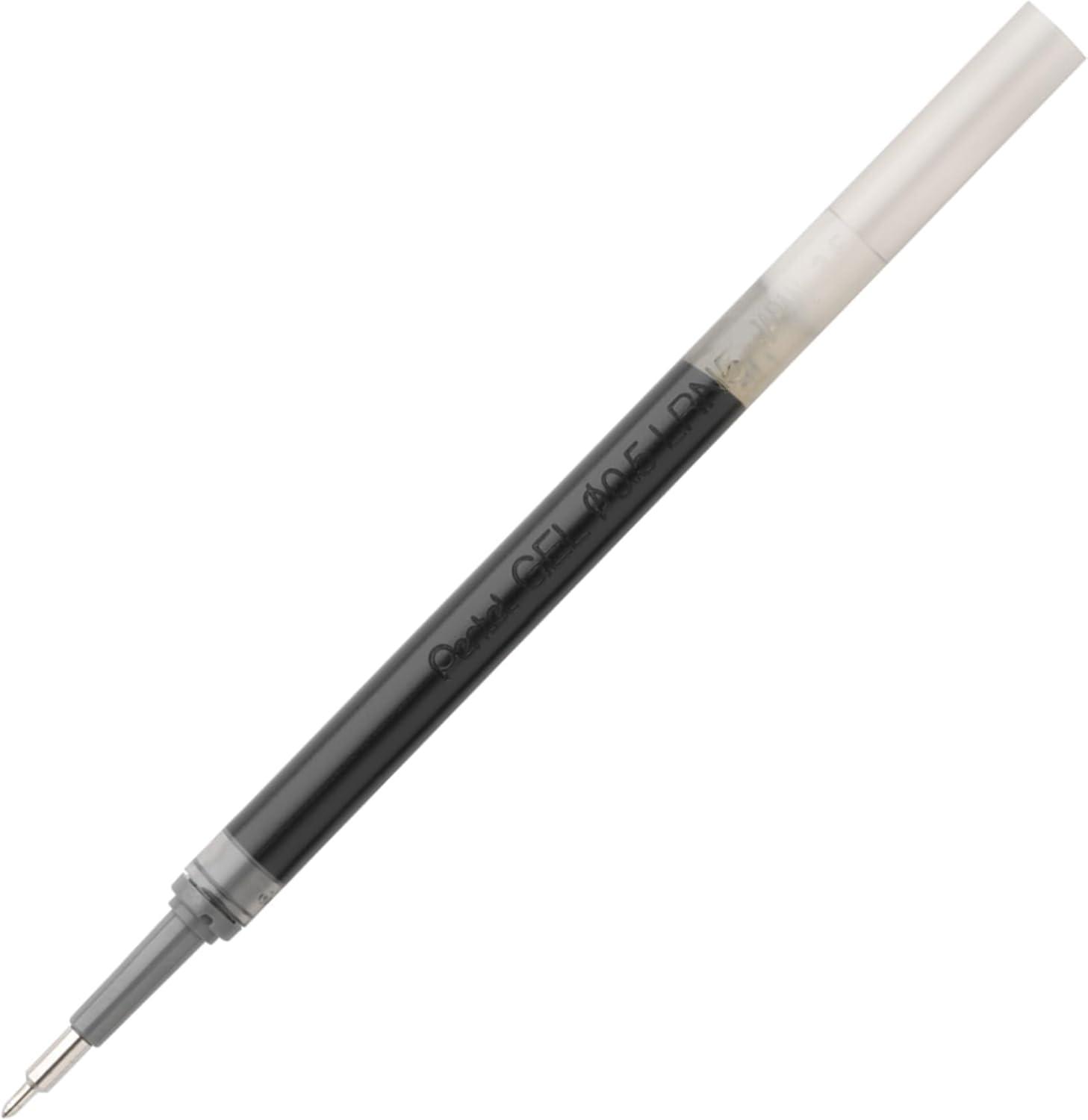 image:imagePentel Refill Ink For ENERGEL amp Lancelot Gel Pen 07mm Metal Tip Medium Red Ink Pack of 2 LR7BP2BBlack