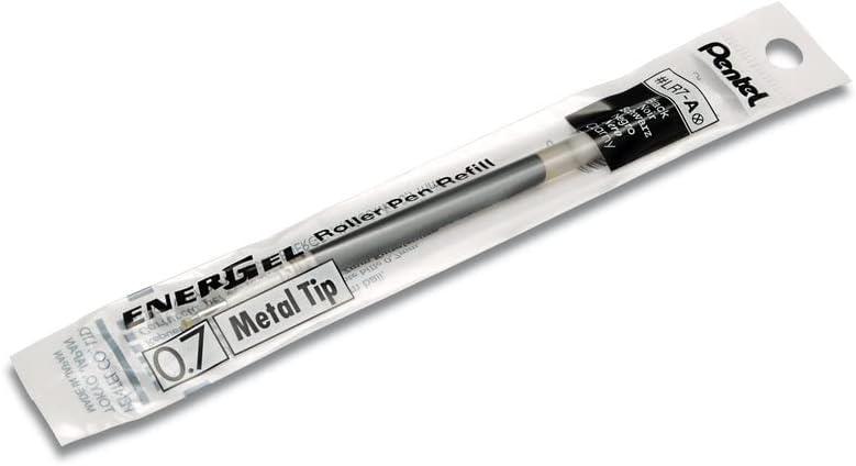 image:imagePentel Refill Ink For ENERGEL amp Lancelot Gel Pen 07mm Metal Tip Medium Violet Ink Pack of 2 LR7BP2VBlack